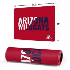 University Of Arizona Wildcats Logo Split Red Gaming Mouse Pad