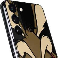 Looney Tunes Wile E. Coyote Smile Galaxy S22 Plus Skin -Skinit Store wile e. coyote smile galaxy s22 plus skin 1646336934 SKNLTBWWC02GLX22P PR 03