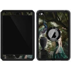 Woman With Peacocks By Nene Thomas Otterbox Defender IPad Skin