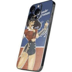 DC Comics Bombshells Wonder Woman Bombshell IPhone 14 Pro Max Skin -Skinit Store wonder woman bombshell iphone 14 pro max skin 1662745613 SKNJSTCLG11IP14PM PR 02
