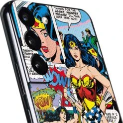 DC Comics Wonder Woman Comic Blast Galaxy S22 Skin -Skinit Store wonder woman comic blast galaxy s22 skin 1646266067 SKNWONWOM12GLXY22 PR 03