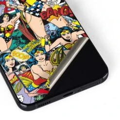 DC Comics Wonder Woman Comic Blast Galaxy S22 Skin -Skinit Store wonder woman comic blast galaxy s22 skin 1646266067 SKNWONWOM12GLXY22 PR 04