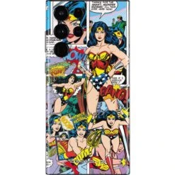 DC Comics Wonder Woman Comic Blast Galaxy S22 Ultra Skin