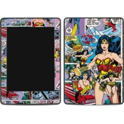 DC Comics Wonder Woman Comic Blast Amazon Kindle Skin