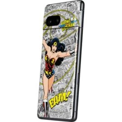 DC Comics Wonder Woman Classic Action Pose Google Pixel 7 Skin -Skinit Store wonder woman comic google pixel 7 skin 1666314969 SKNWONWOM11GPIXL7 PR 02