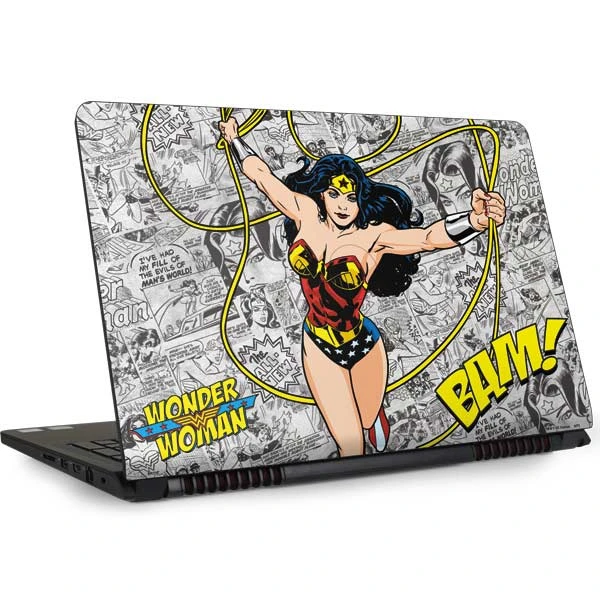 DC Comics Wonder Woman Classic Action Pose Dell Inspiron Skin 3 DC Comics Wonder Woman Classic Action Pose Dell Inspiron Skin