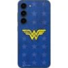 DC Comics Wonder Woman Emblem On Flag Galaxy S23 Skin