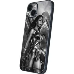 The Justice League (2017) Wonder Woman Poster IPhone 15 Skin -Skinit Store wonder woman justice league iphone 15 skin 1694187411 SKNJLSNDR08IPHN15 PR 02