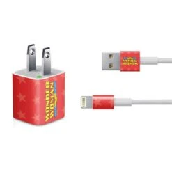 DC Comics Wonder Woman Logo IPhone Charger (5W USB) Skin