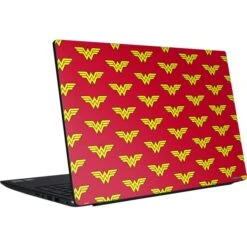 DC Comics Wonder Woman Logo Pattern Dell Vostro Skin