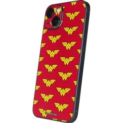 DC Comics Wonder Woman Logo Pattern IPhone 15 Skin -Skinit Store wonder woman logo pattern iphone 15 skin 1694187440 SKNDCLGPT05IPHN15 PR 02