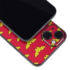 DC Comics Wonder Woman Logo Pattern IPhone 15 Skin -Skinit Store wonder woman logo pattern iphone 15 skin 1694187440 SKNDCLGPT05IPHN15 PR 04