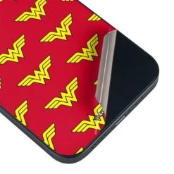 DC Comics Wonder Woman Logo Pattern IPhone 15 Skin -Skinit Store wonder woman logo pattern iphone 15 skin 1694705043 SKNDCLGPT05IPHN15 PR 03