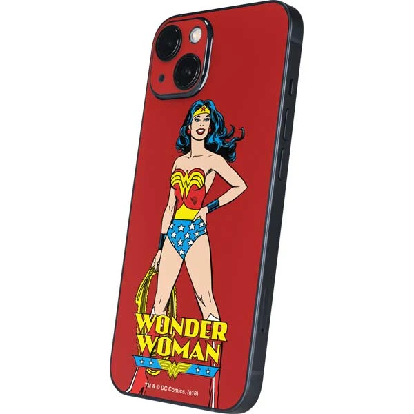 DC Comics Wonder Woman Classic Art Pose IPhone 14 Plus Skin 4 DC Comics Wonder Woman Classic Art Pose IPhone 14 Plus Skin - Image 2