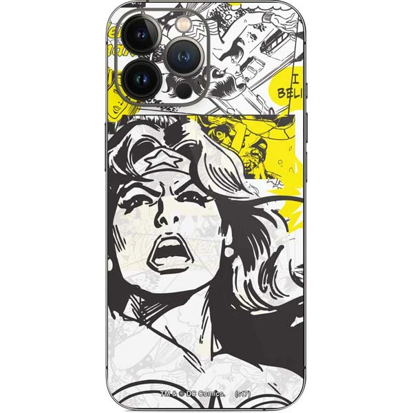 DC Comics Wonder Woman Vintage Comic Art IPhone 14 Pro Max Skin 3 DC Comics Wonder Woman Vintage Comic Art IPhone 14 Pro Max Skin