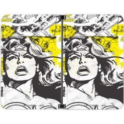 DC Comics Wonder Woman Vintage Comic Art Surface Duo Skin -Skinit Store wonder woman vintage comic surface duo skin 1621374039 SKNWONWOM03MSSDUO PR 02