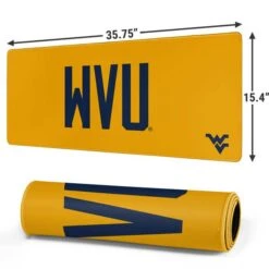 West Virginia University WVU Gaming Mouse Pad -Skinit Store wvu extra large gaming mouse pad 1712076549 MSPWSTVRG01GAMGXL PR 02