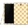 Yellow And White Checkerboard Samsung Galaxy Tab Skin