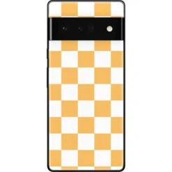 Yellow And White Checkerboard Google Pixel 6 Pro Skin