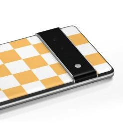 Yellow And White Checkerboard Google Pixel 6 Pro Skin -Skinit Store yellow and white checkerboard google pixel 6 pro skin 1645726254 SKNCHKRHP05GPXL6P PR 03