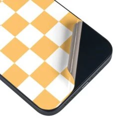 Yellow And White Checkerboard IPhone 14 Skin -Skinit Store yellow and white checkerboard iphone 14 skin 1662164581 SKNCHKRHP05IPHN14 PR 03